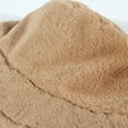 thumbnail image 5 of D-GROEE Winter Faux Bucket Hat Wool Fluffy Plush Bucket Hat Thick Fuzzy Fisherman Hat, 5 of 6