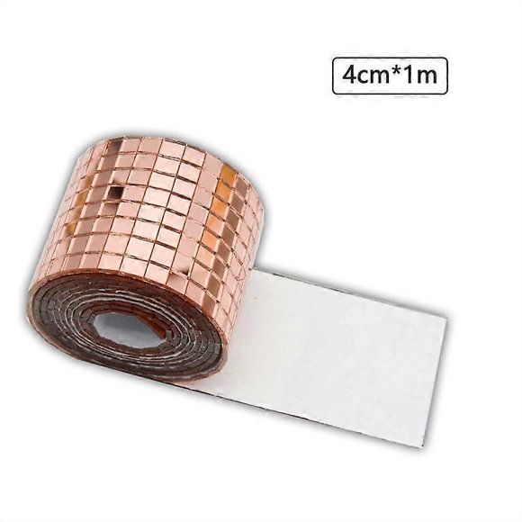 Autocollants Miroir en Verre Boule de Disco Diy Autocollants Muraux Auto-Adhésifs Décoration Murale Maison