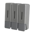 thumbnail image 2 of Dispensador de jabón de pared para lavarse las manos, ideal para el hogar, la oficina y el hogar. gris, 2 of 9