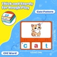 thumbnail image 3 of Puzzles de palabras CVC Edumix, 25 unidades, letras del alfabeto para niños, 3 of 7