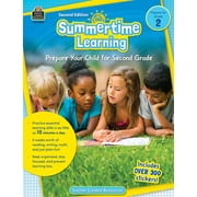 Teacher Created Resources Summertime Learning, Reading, Writing, Math, Grade 2, 112 Pages