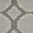 thumbnail image 6 of SAFAVIEH Bella Kaitlyn Geometric Circles Wool Area Rug, Grey/Light Grey, 6' x 9', 6 of 7