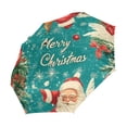 thumbnail image 2 of YAZAOO One-Touch Auto Open Close Rain Umbrella With Creative Merry Christmas with Joyful Celebrations Pattern, 2 of 7