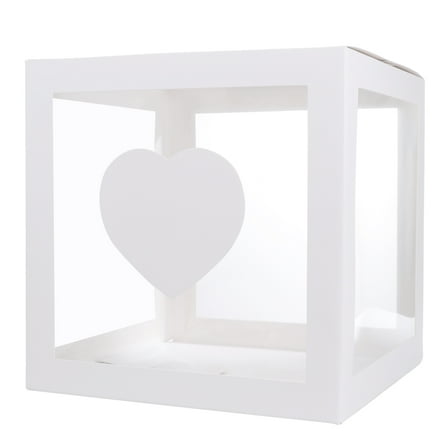 LEORX Transparent Balloon Box Case for Party Decor Reusable Clear PVC Party Decoration
