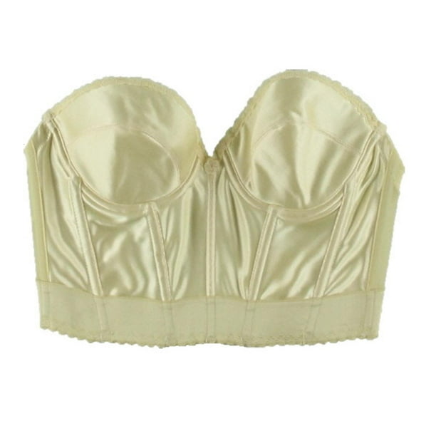 Carnival Womens Satin Boning Strapless Bra