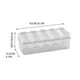 thumbnail image 3 of Caja para almacenar frutas ZJT250118084 | Recipiente de plástico PET grueso de grado alimenticio con compartimentos divididos, diseño hermético transparente y nevera integrada para uso doméstico, 3 of 5