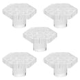thumbnail image 1 of Shisuyan Fish Tank Accessories Acrylic Button Coral SPS Support 5Pcs 1.2x1.2x0.8in, 1 of 8