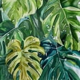 thumbnail image 5 of Orinice Banana Leaves Shower Curtain Palm Leaf Plant Botanical Theme Small Window Curtain Bathroom Decor Set with Hooks Waterproof Washable  69x72, 5 of 7