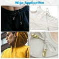 thumbnail image 5 of Uxcell Shoelace Tips, 4 Pack Zinc Alloy Shoelace Head Cords End for DIY Repairing Shoes String, Silver Tone Style B, 5 of 5