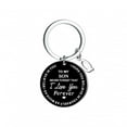 thumbnail image 3 of Creative DIY To My SON Black Stainless Steel Last Name 26 Letter Keychain 2.5cm, 3 of 7