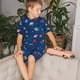 thumbnail image 4 of Fotbe Space Pijama Estampada de 2 Piezas para Niños – Ropa de Dormir de Manga Corta Cómoda para Niños y Niñas, Camiseta y Shorts de Algodón-Small, 4 of 6