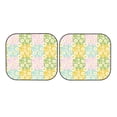 thumbnail image 7 of Daiia Daisies Flowers 2PCS Car Windshield Sun Shade, Foldable Sun Shield for Car Front Window, Auto Sun Blocker Visor Protector Universal for Truck SUV Pickup-Large, 7 of 7
