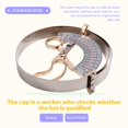 thumbnail image 3 of 49-62cm Measuring Cap Size Professional Tool Measuring Cap Ruler Inner Diameter Ruler Square Position Ruler, 3 of 7
