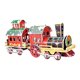 thumbnail image 5 of Casas navideñas DIY para niños, rompecabezas 3D, manualidades navideñas, casitas pequeñas, adornos navideños tren l, 5 of 9