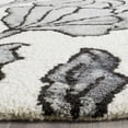 thumbnail image 3 of Safavieh Dip Dye Lilibeth Distressed Area Rug, Ivory/Light Gray, 7' x 7' Square, 3 of 8