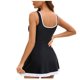 thumbnail image 5 of WILLBEST Trajes de Baño Niña Natación Traje de Baño de Moda Para Mujer Sin Mangas Tipo Falda Dividida Traje de Baño Sexy Sin Espalda Triángulo Traje de Baño de Playa, 5 of 7