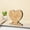 E, variant on Garden Decoration, Creative Heart-Shaped Detachable Wooden Ornament for Father's Day, Card Slot