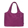 thumbnail image 1 of Tote Bag Solid Color Large Capacity Tote Purse Single Shoulder Bag for Women, 1 of 10