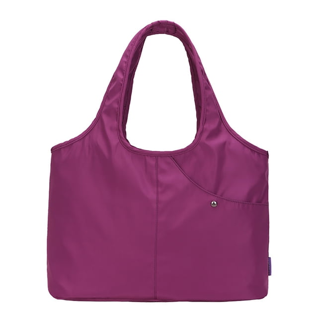 Tote Bag Solid Color Large Capacity Tote Purse Single Shoulder Bag for Women