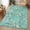Turquoise, variant on Small Door Mat Indoor Outdoor 15.7"x23.6", Red Christmas Absorbent Non Slip Entry Rug, Snowflake Winter Xmas Ball Low Profile Welcome Mat for Front/Side Door Apartment Entrance Bathroom