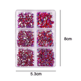 thumbnail image 2 of Piedras de cristal para decoración de uñas con parte trasera plana, piedras de cristal con parte trasera plana para decoración MFZFUKR CPB-US-CJZ305-11, 2 of 5