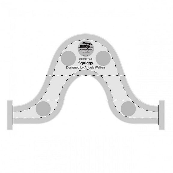 Squiggy - Machine Quilting Tool, Creative Grids