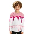 thumbnail image 3 of Hiijoy Boys UPF 50+ Long Sleeve Rash Guard Quick-Dry Ice-Cream Swim Shirt Top, Sizes 11-12, 3 of 3
