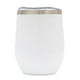 thumbnail image 1 of Vaso de 12 oz, vaso de material acero inoxidable sin vástago con tapa, matraz de doble pared con aislamiento al vacío para , oficina, vino, caf Blanco Yotijar Vaso térmico inoxidable, 1 of 10