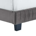 thumbnail image 4 of Modway Celine Channel Tufted Performance Velvet Queen Bed, 4 of 8