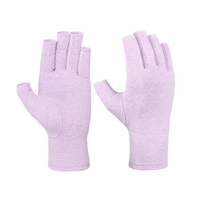 Sywqhk Guantes de compresión para terapia de artritis, manoplas para aliviar el dolor en las articulaciones (púrpura L) Sywqhk Alta Calidad