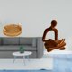 thumbnail image 2 of Cestas de almacenamiento,Cestas de almacenamiento de cocina tejidas con asas hechas a mano,Cestas de pan redondas Bandejas para servir Rectángulo,Figura de pensador abstracto,Estatua de, 2 of 8