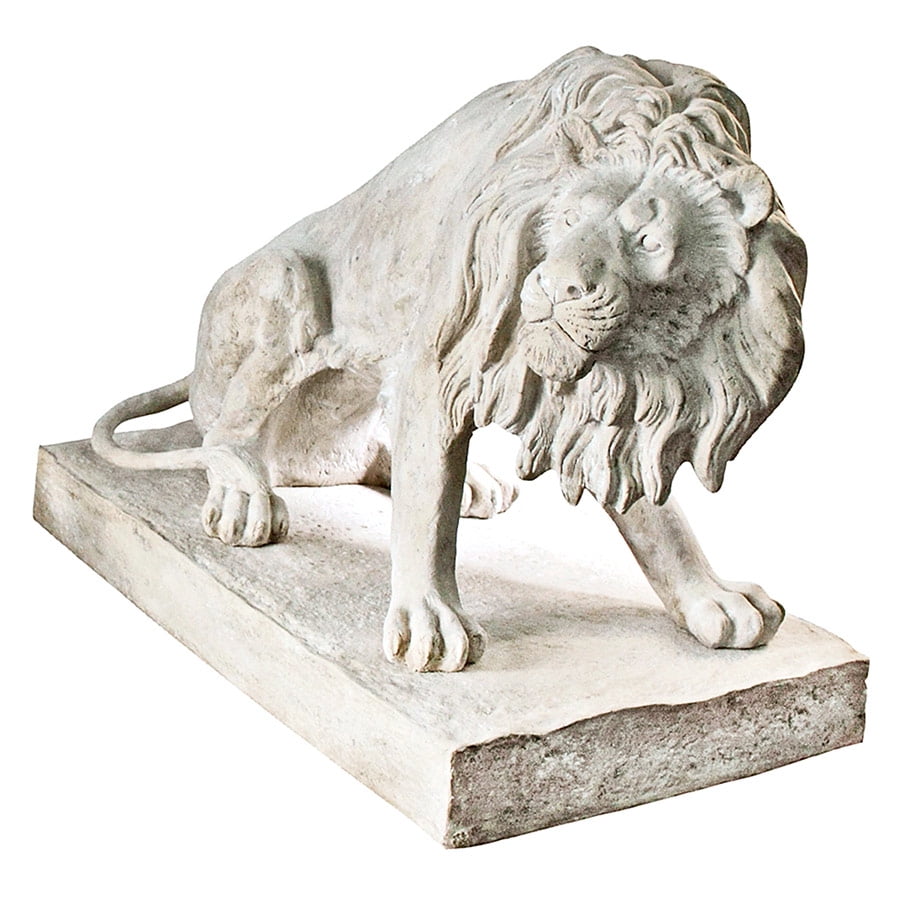 Design Toscano Kingsbury Garden Giant Lion Sentinel Statues: Looking ...