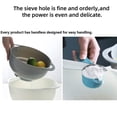 thumbnail image 3 of Tazones de plástico para mezclar: juego de 8 tazones para mezclar multicolores, nido para un fácil almacenamiento, tazas medidoras incluidas, colador, tamiz y tazón grande, 3 of 6