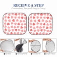 thumbnail image 6 of Haiem Pink Hearts1 Windshield Sun Shade: Universal Foldable 2-Piece Car Front Window Sunshade - Blocks Uv Rays, And Reduces Heat,Essential Car Accessory Large, 6 of 7