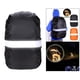 thumbnail image 5 of Mochila reflectante con funda impermeable para senderismo, camping, ciclismo, mochila, bolsa a prueba de polvo negro 70L, 5 of 9