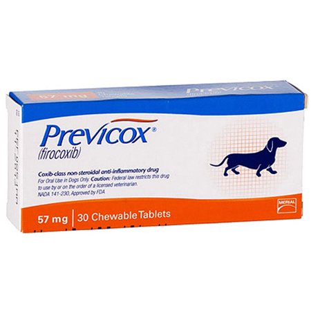 Previcox (Firocoxib) Anti-Inflammatory Chewable Tablets for Dogs, 57mg