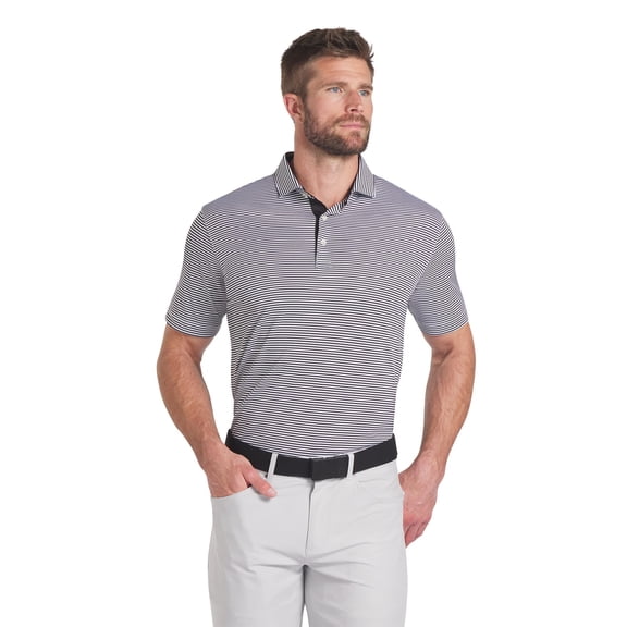 Puma Isle Pique Puma Black/White Glow Shirt Men L