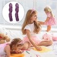 thumbnail image 4 of 2Pcs Soft Silk Roman Curly Doll Hair Wig, Clip Type Curly Hair Weft, for Doll Modification, 4 of 7