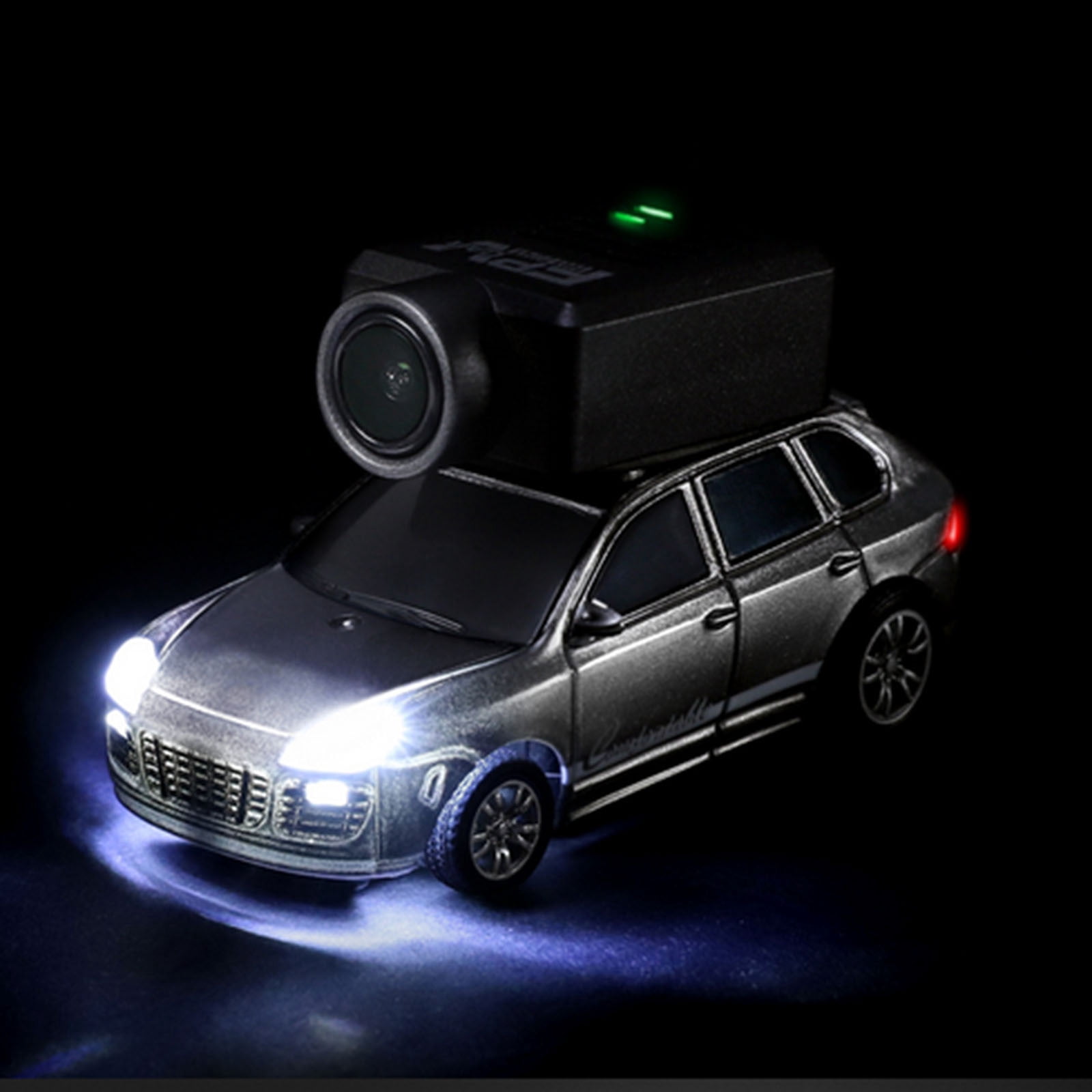 1/64 WL Mini RC Car With FPV Camera & LED Ambient Lights & Interactive Controls & 3 Speed Modes Remote Control Car FPV RC Drift Cars For Adult，Controlled Via A Mobile App Hex Car Land Water Remote