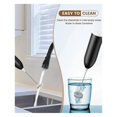 thumbnail image 3 of Milk Frother Rechargeable, For Coffee Latte, Cappuccino Black, 3 of 5