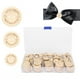 thumbnail image 5 of Botón de costura, botón de madera con agujeros dobles, accesorios de costura para ropa, botón de madera, artesanía excepcional, 5 of 9