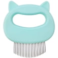 thumbnail image 1 of Cat Shampoo Brush with Silicone Open Knot Hair Removal Comb, 1 of 5