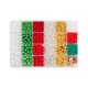 thumbnail image 3 of Cuentas de Navidad, cuentas espaciadoras sueltas, dijes de decoración, cuentas artesanales, colgantes para pulseras, guirnaldas, collares, regalos de, 3 of 9