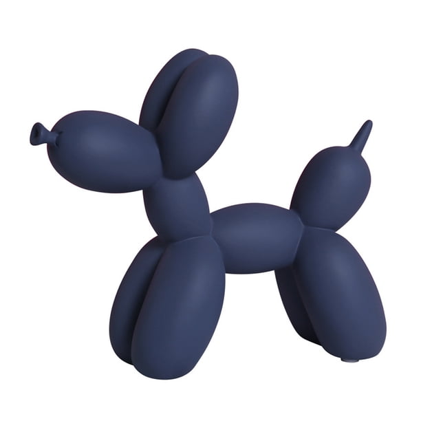 Figuritas de perro en forma de globo para decoración Interior del Ehuebsd hogar escultura de Animal de resina moderna nórdica estatua decoración de la sala de estar del hogar