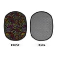 thumbnail image 2 of Pofeuu Casino Icons Print Silicone Pot Mat Mitten With Hanging Loop Heat Resistant Oven Mitts Non-Slip Bbq Baking Smoking Potholders, 2 of 7