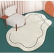 thumbnail image 5 of Alfombra de cachemira fresca con nubes de felpa color crema para sala de estar, alfombra de noche de forma especial para dormitorio de niña, 5 of 6
