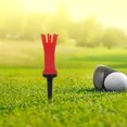 thumbnail image 3 of 1 tee de golf para reducir el lateral y la fricción, herramienta de práctica irrompible, golf de goma. rojo Cola camisetas de golf deportivas, 3 of 7