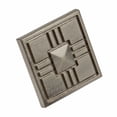 thumbnail image 3 of GlideRite 1-1/4 in. Square Deco Cabinet Knob, Satin Nickel, Pack of 25, 3 of 5