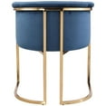 thumbnail image 3 of Meridian Furniture Tierra Navy Velvet Dining Chair, 3 of 8