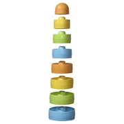 Green Toys: My First Stacker - 8 Pieces, Pastel Colors, Nesting & Stacking Toy, Educational Toy, Recycled Plastic, Kids-Toddler-Baby Ages 6 Months+